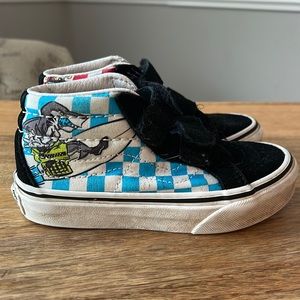 Toddler boys Vans velcro high top sneakers